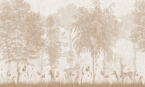 Fotobehang Tussen de herten