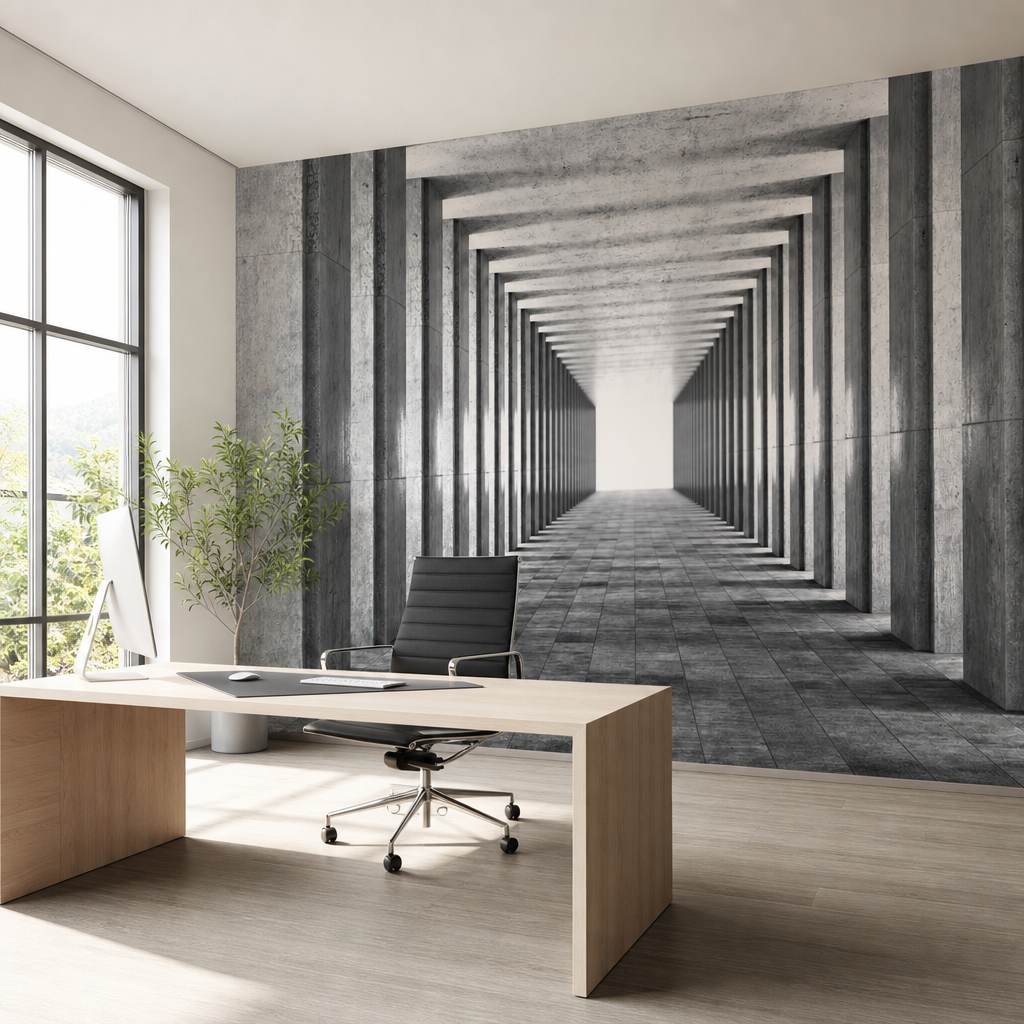 Fotobehang 3D Tunnel — patroon 3 - Afbeelding 2