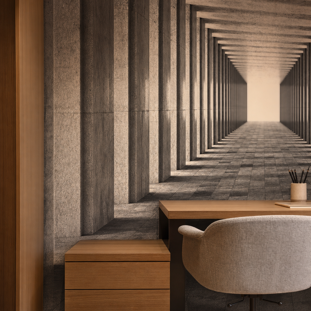 Fotobehang 3D Tunnel — patroon 3 - Afbeelding 3