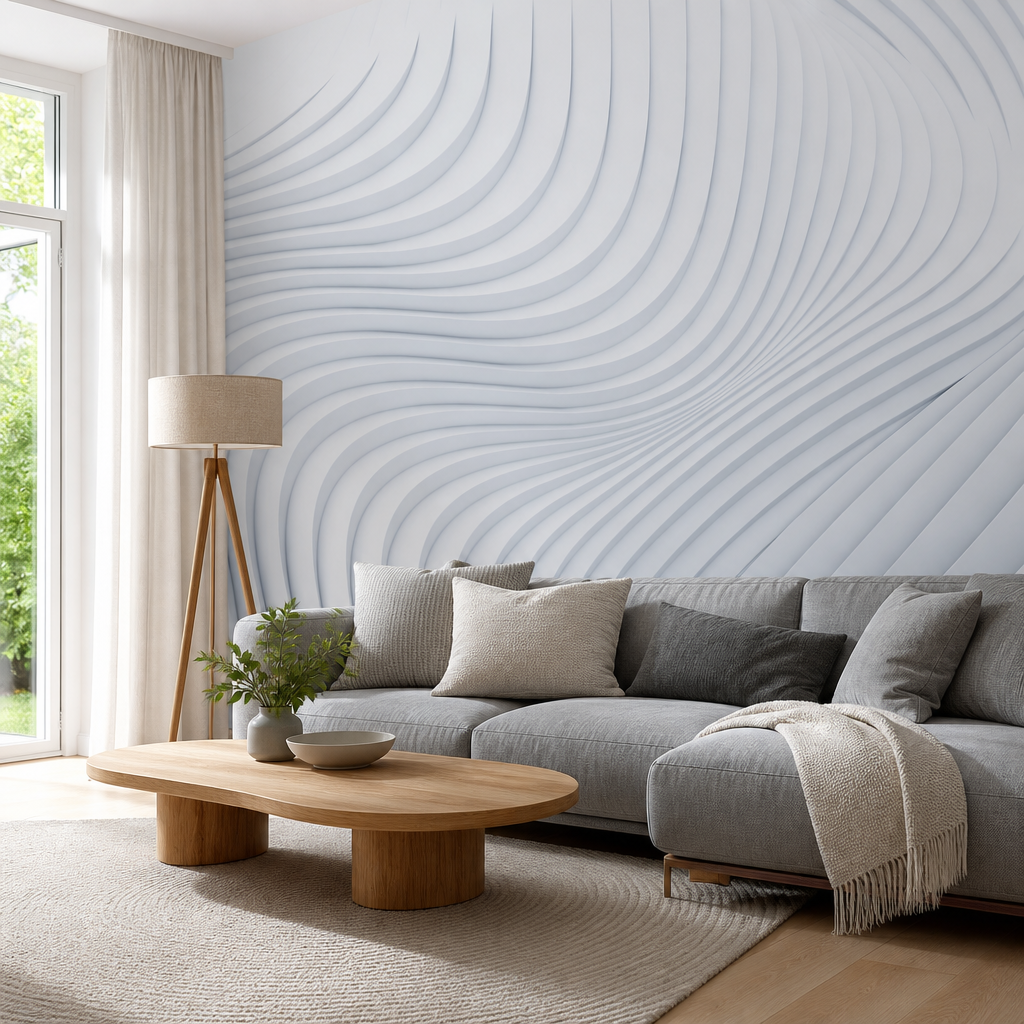 Fotobehang Abstracte Golven — patroon 1501 - Afbeelding 2
