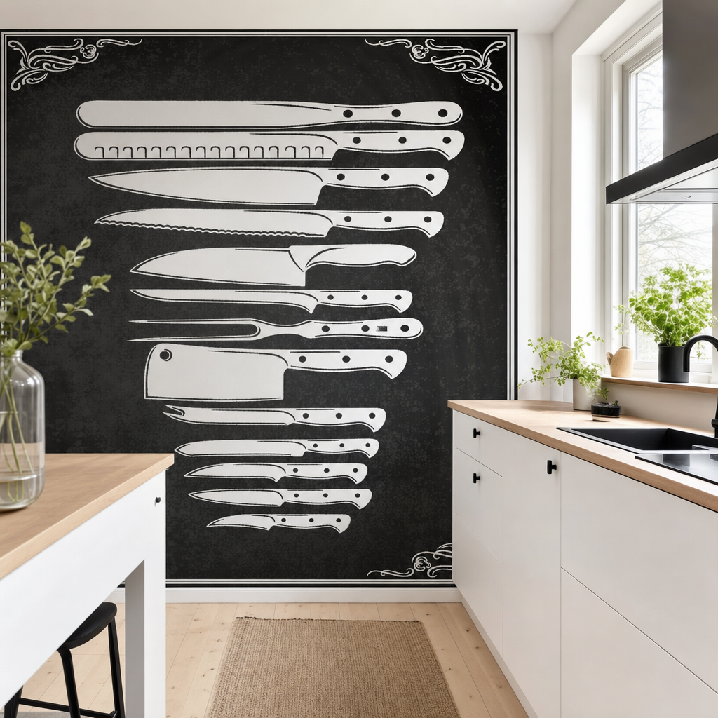 Fotobehang Retro Messen - Afbeelding 2