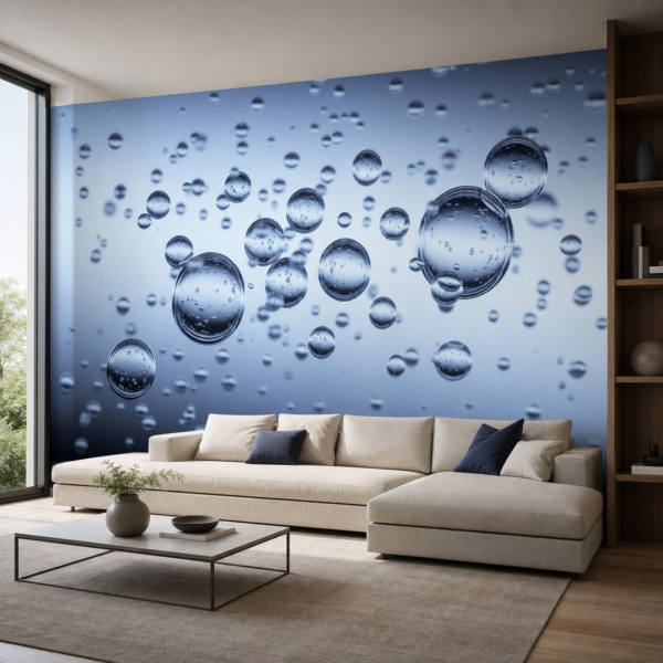 fotobehang Fotobehang Mozaïektegels — patroon 2221 aan de muur in de woonkamer