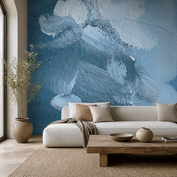fotobehang Fotobehang Grunge Muur aan de muur in de woonkamer