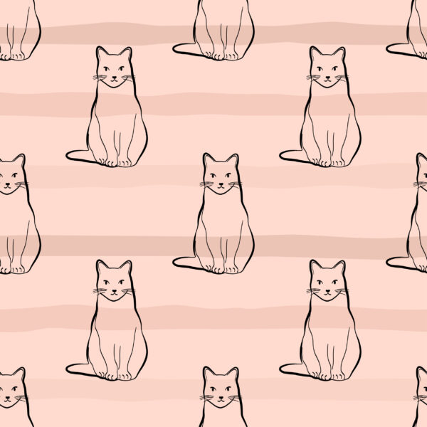 Fotobehang Pastelkleurige kittens