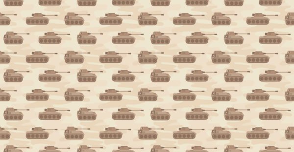 Fotobehang Beige camouflagetanks