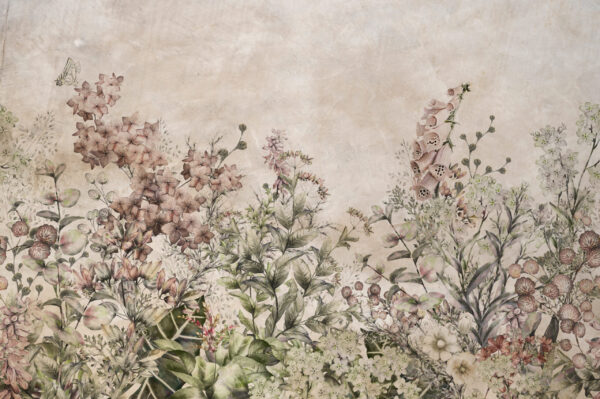 Fotobehang Wilde tuin - De kracht van bloemen aan de muur
