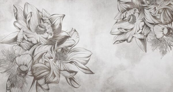 Fotobehang Geschetste bloem