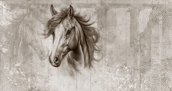 Fotobehang Majestueus Paard