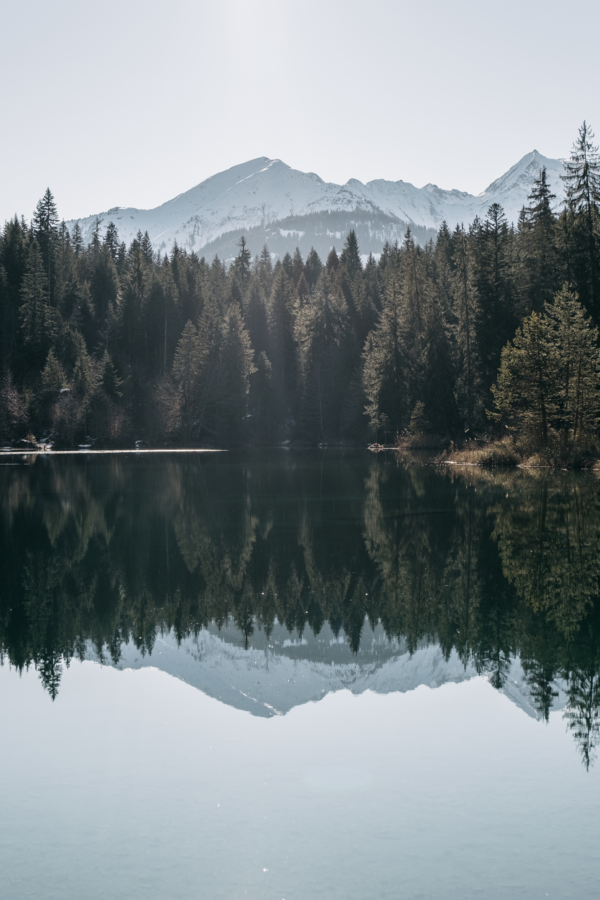 Fotobehang Bergspiegel