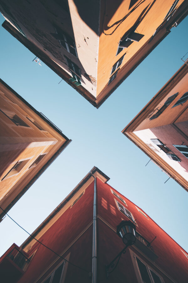Fotobehang Italiaanse huurkazernes