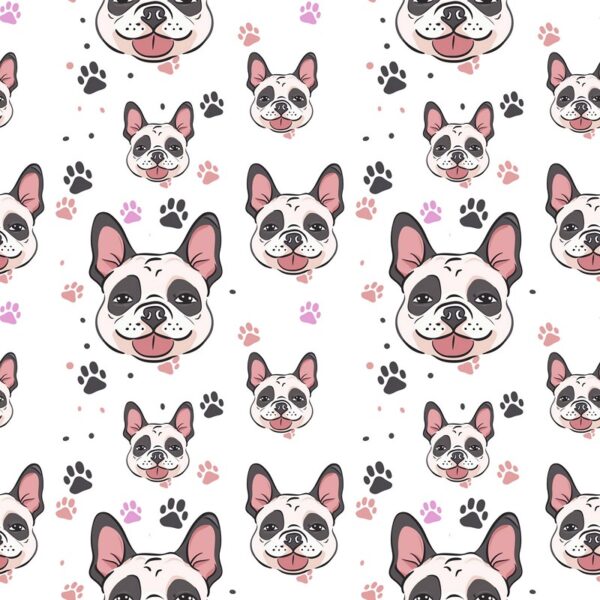 Fotobehang Bulldog Love