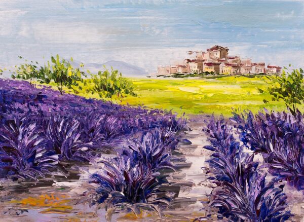 Fotobehang Lavendel in de Provence