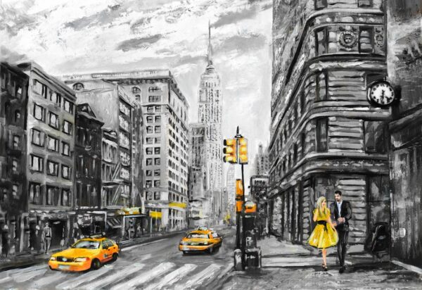 Fotobehang Straten van New York