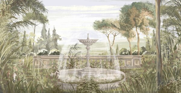 Fotobehang Italiaanse tuin