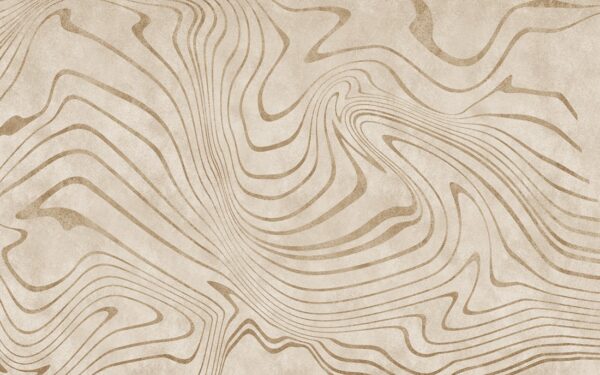 Fotobehang Abstracte golven
