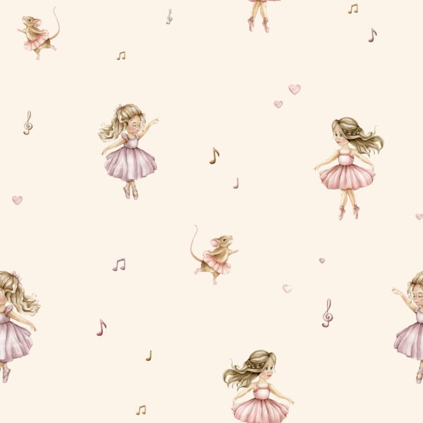 Fotobehang Kleine ballerina