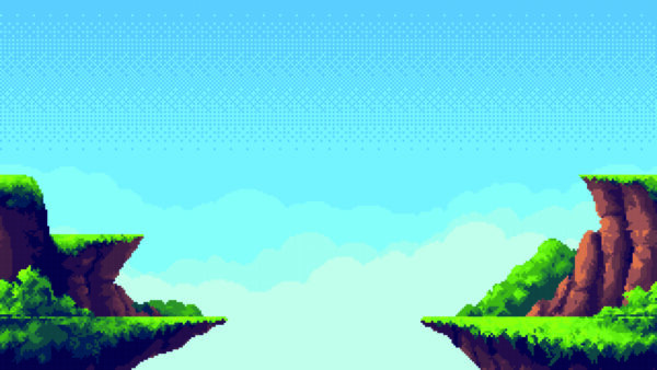 Fotobehang Pixel Cloud Platforms