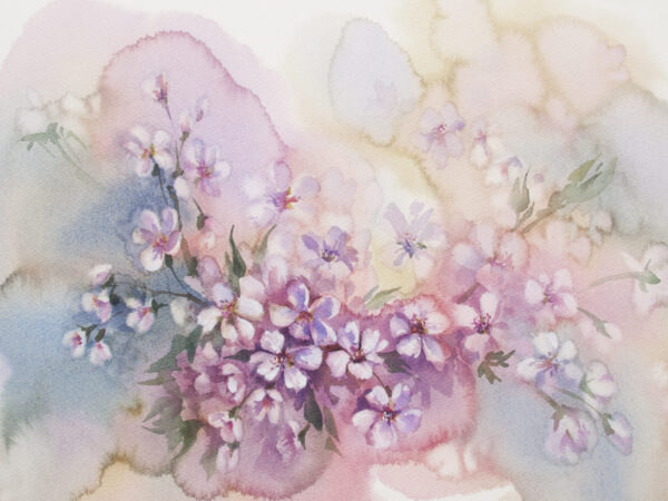 Fotobehang Pastel Bloom